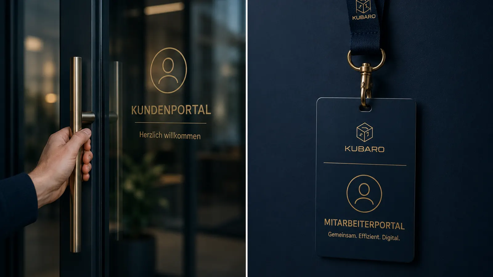 Symbolbild Kundenportal und Mitarbeiterportal